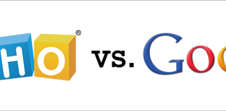 Logo de Zoho vs Logo de Google