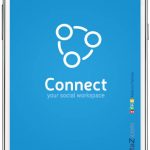 aplicacion para android de zoho conect en un movil blanco samsung