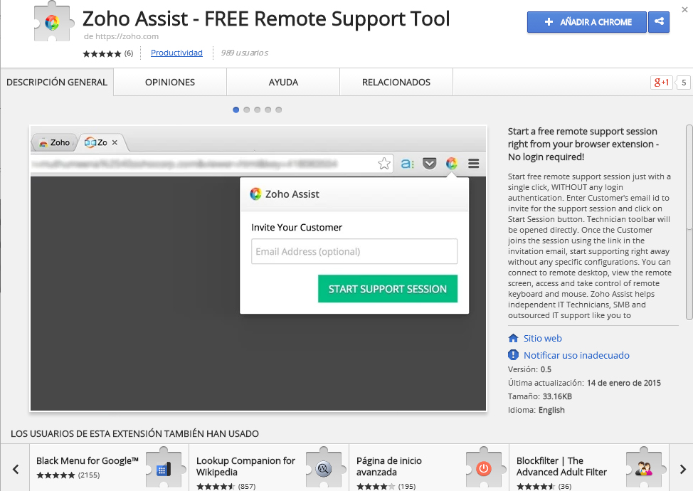 extension-google-zoho-assist
