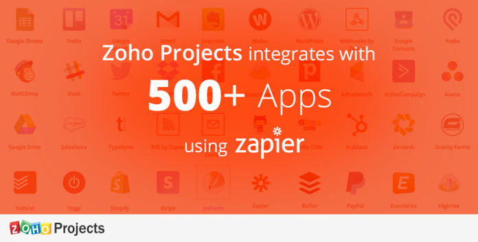 logo de Zoho Projects con imagen y texto 