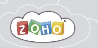 Logo de zoho dentro de una nube