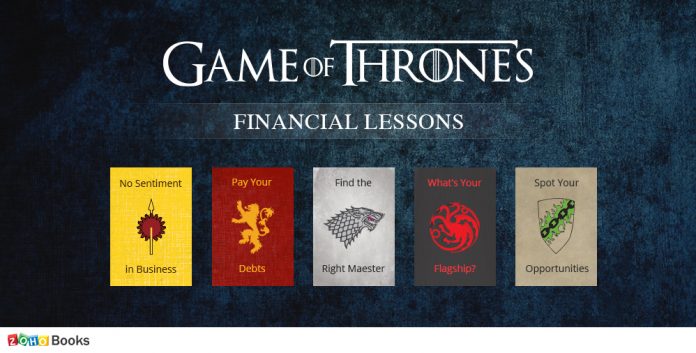 juego de tronos lecciones financieras usadas con zoho books