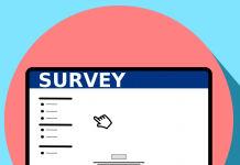 survey en pantalla de un ordenador dibujado