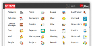 blog sagitaz captura de pantalla del menu de aplicaciones